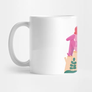 Sitting on a Stump Mug